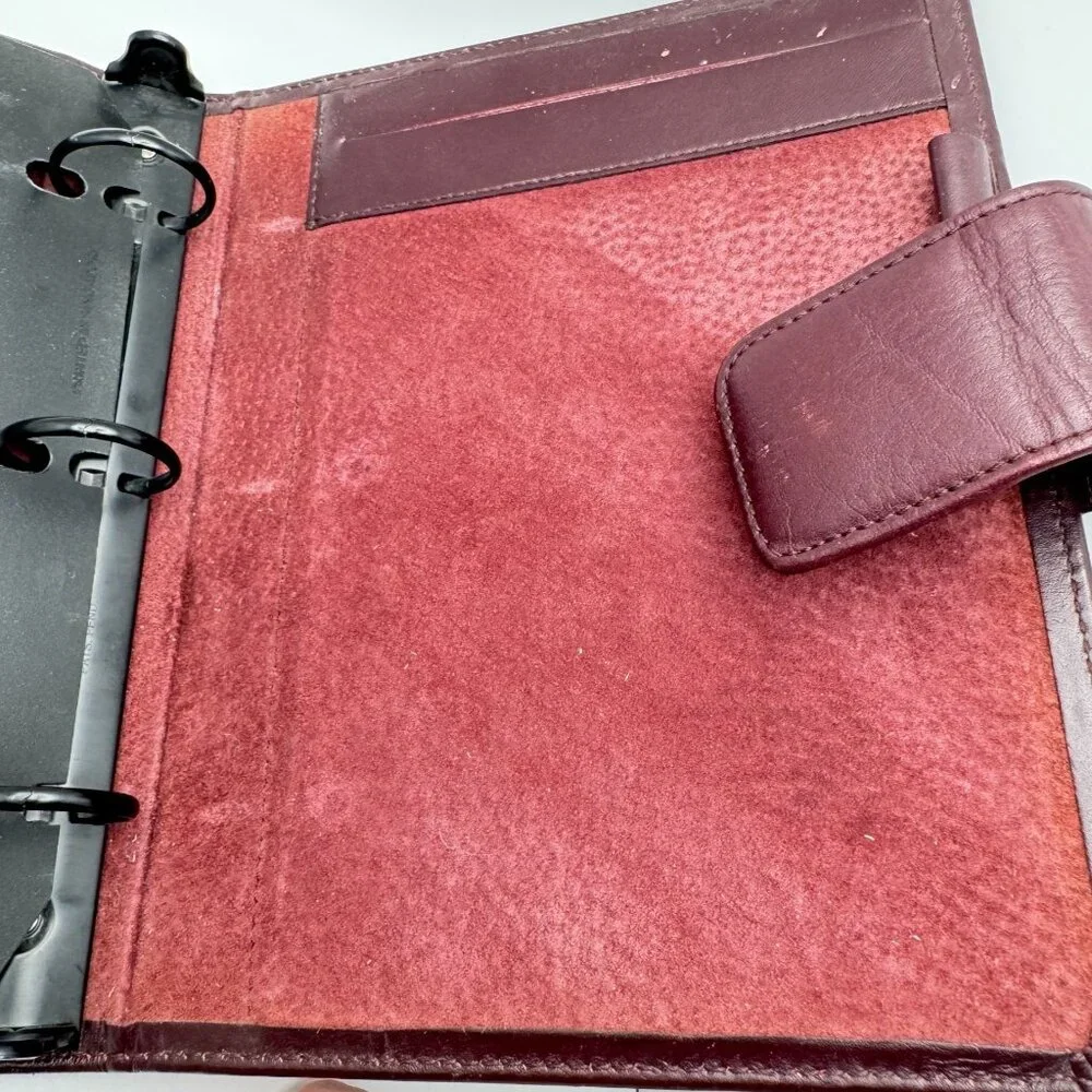 Day Runner Genuine Leather Classic Size Planner Binder Organizer